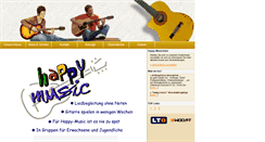Desktop Screenshot of happymusic.at