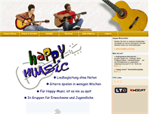 Tablet Screenshot of happymusic.at